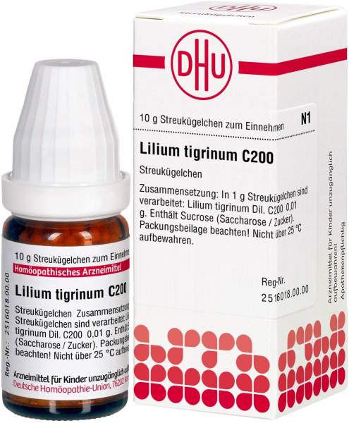 Lilium Tigrinum C 200 10 G Globuli