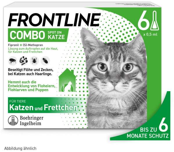 Frontline Combo Spot on Katze 6 Pipetten