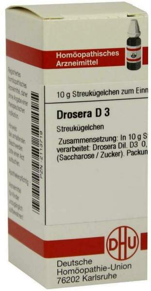DHU Drosera D3 10 g Globuli