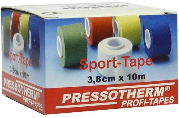 Pressotherm 1 Sport Tape 3,8 cm X 10 M Weiß
