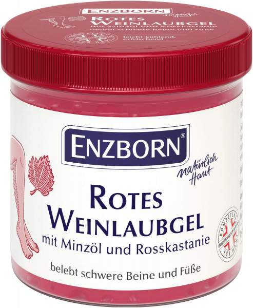 Enzborn rotes Weinlaubgel, 200 ml