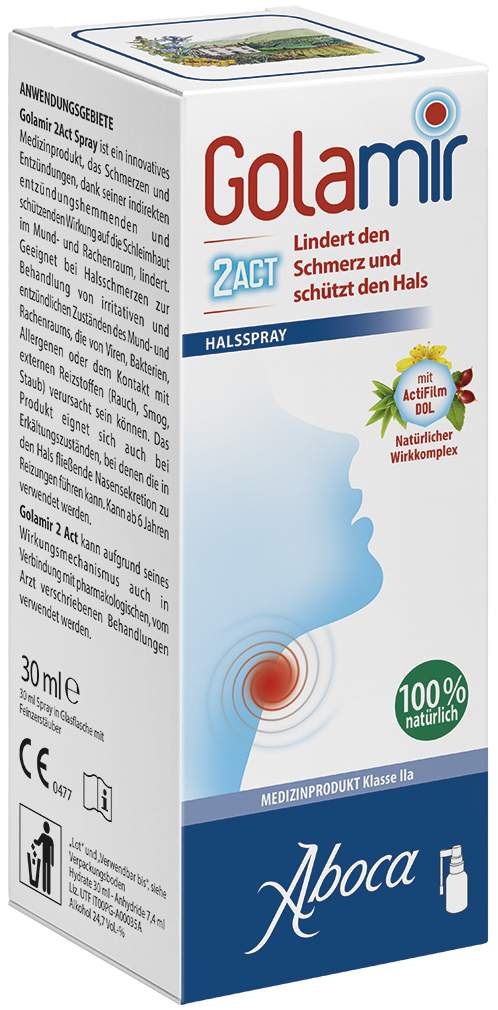 Golamir 2Act Halsspray 30 Ml Kaufen | Volksversand Versandapotheke