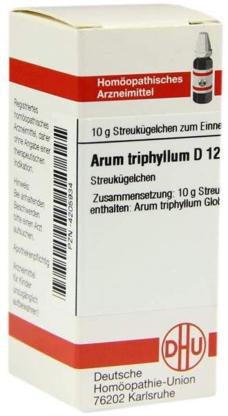Arum Triphyllum D12 10 G Globuli