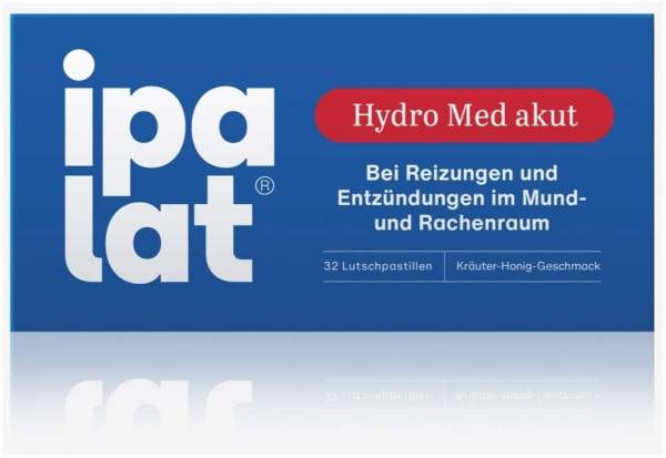 Ipalat Hydro Med akut Lutschpastillen 32 Stück