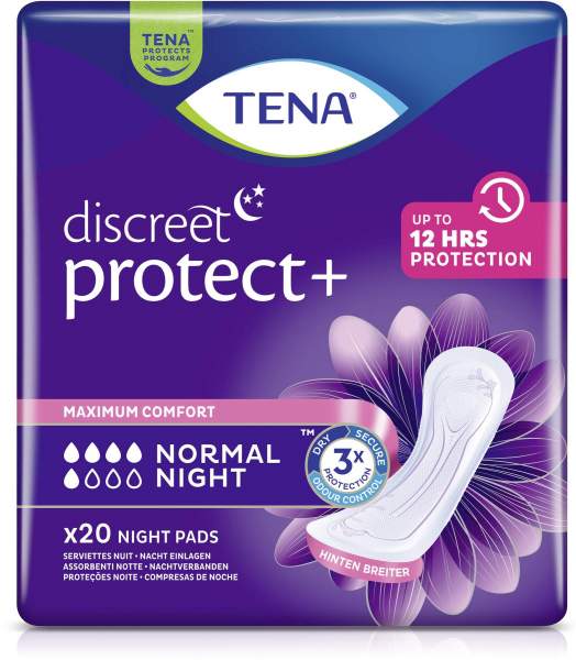 Tena Discreet Normal Night Einlagen 6 X 20 Stück