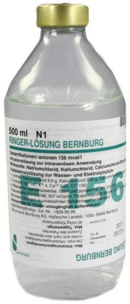 Ringer Lösung Bernburg 500 ml Infusionslösung