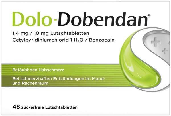 Dolo Dobendan 1,4 mg pro 10 mg 48 Lutschtabletten