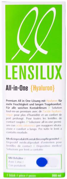 LENSILUX All-in-One Lsg.Hyaluron+Beh.f.w.Kont.L.