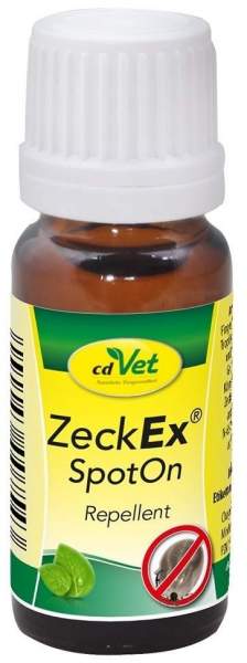 Zeckex Spoton Repellent Für Hunde &amp; Katzen 10 ml Öl