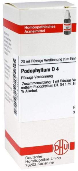 Podophyllum D4 Dilution 20 ml Dilution