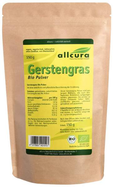 Gerstengras 150 G Pulver Kba