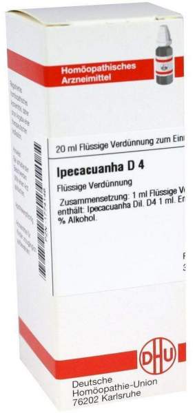 Dhu Ipecacuanha D4 20 ml Dilution