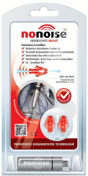 Nonoise Gehörschutz Arbeit 2 Stück