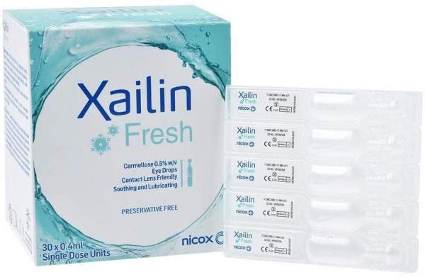 Xailin Fresh 30 X 0,4 ml Augentropfen