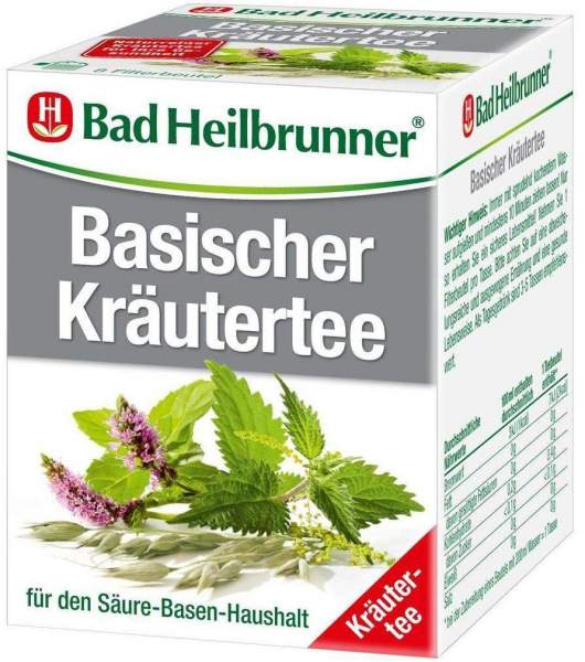 Bad Heilbrunner Tee Basische Kräuter Filterbeutel