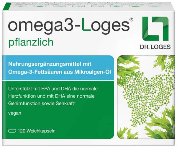 Omega3-Loges Pflanzlich 120 Kapseln
