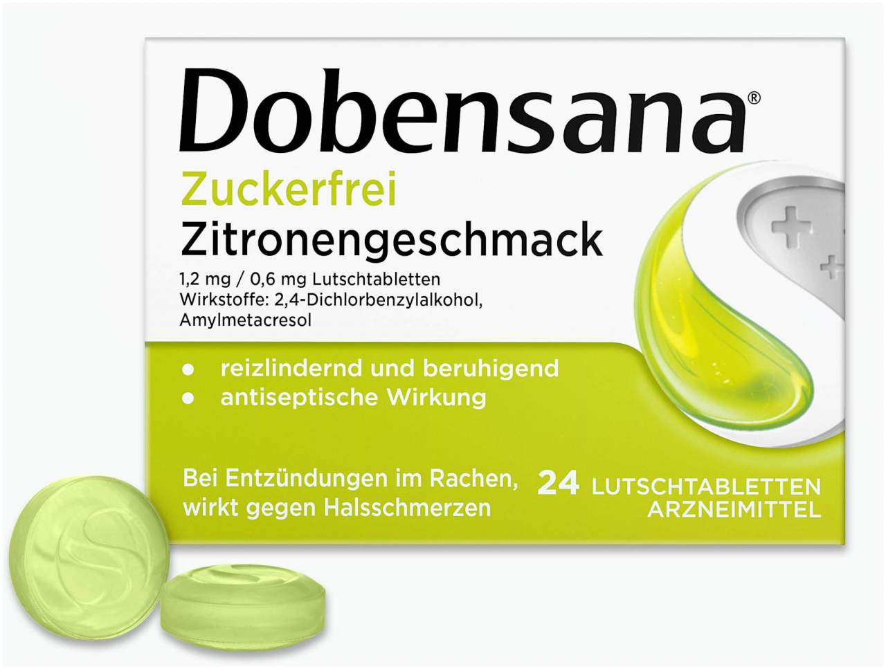 Dobensana Zitronengeschmack Lutschtablette 24 St