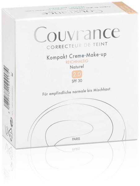 Avene Couvrance Kompakt Creme Make-up reichhaltig naturel 2.0 10 g Creme