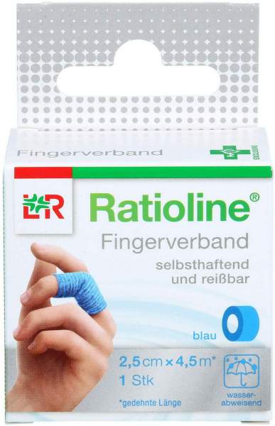 Ratioline Selbsthaft.Fingerv.2,5cmx4,5m Blau