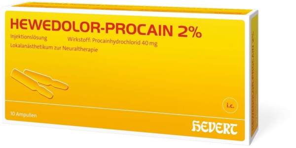 Hewedolor Procain 2% 10 Ampullen