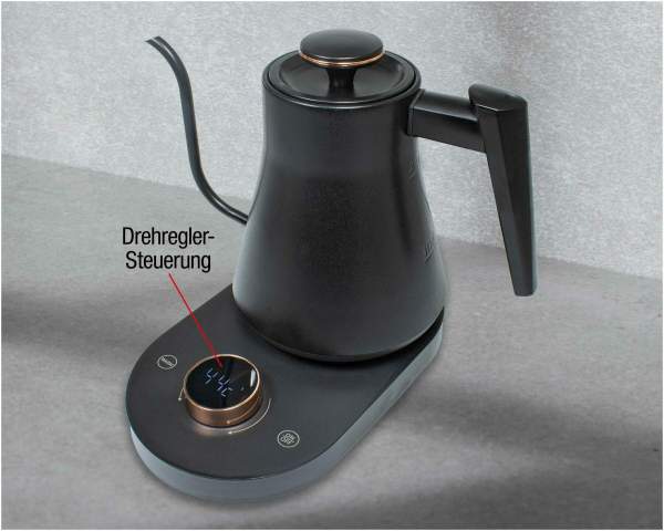 Edelstahl Wasserkocher mit Digitalanzeige