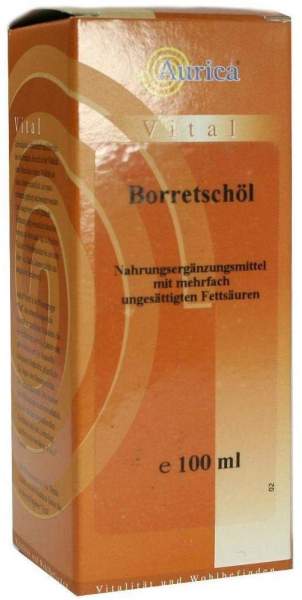 Borretschöl Naturbelassen, Kalt Gepresst 100 ml
