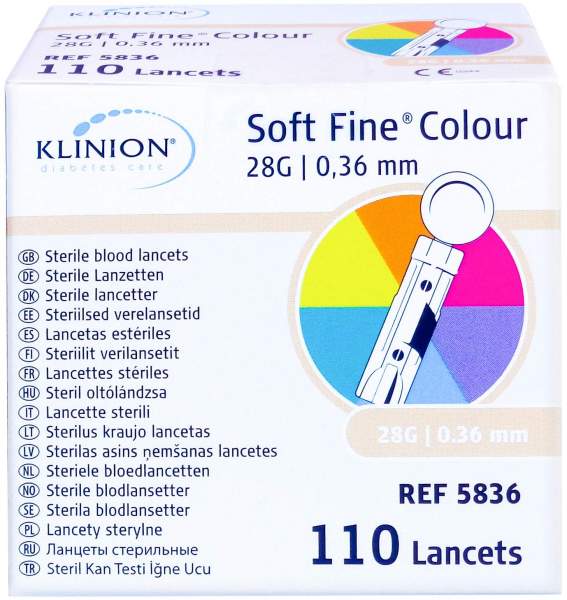 Soft Fine Colour Lanzetten 28g 110 Lanzetten