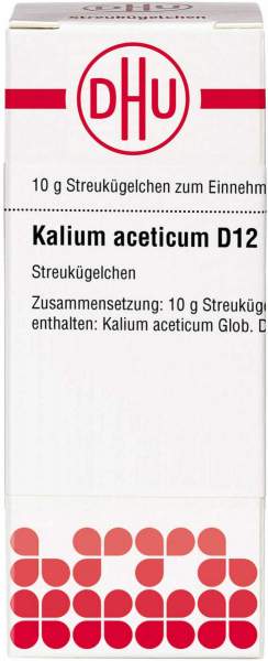 Kalium aceticum D 12 Globuli 10 g