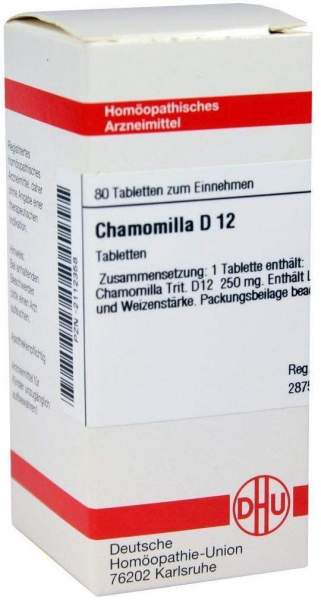 DHU Chamomilla D12 80 Tabletten