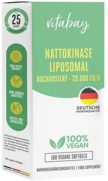 Nattokinase Hochdosiert 20.000 Fu Je G 180 Weichkapseln