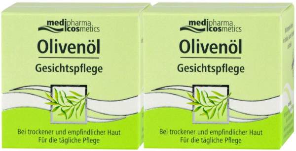 Olivenöl Gesichtspflege 2 x 50 ml Creme