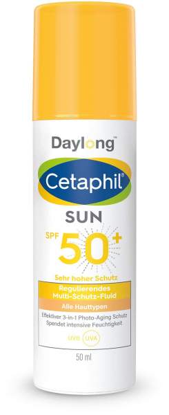 Cetaphil Sun Daylong SPF 50+ regulierendes Multi Schutz Fluid Gesicht 50 ml