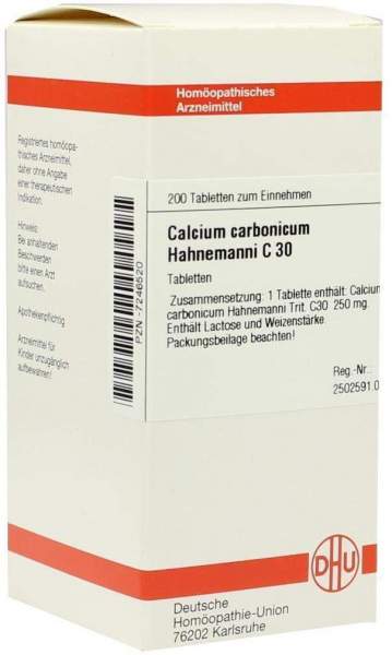 Calcium Carbonicum Hahnemanni C30 200 Tabletten