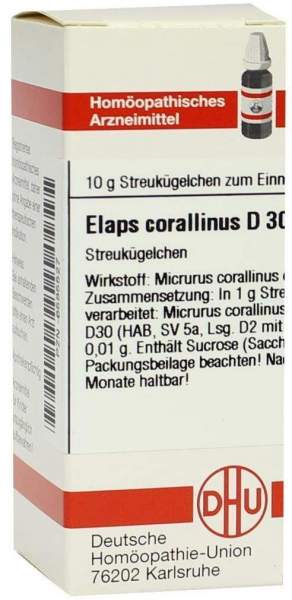 DHU Elaps corallinus D30 Globuli