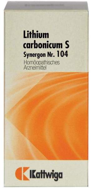 Kattwiga Synergon 104 Lithium Carbonicum S Tabletten 100 Tabletten