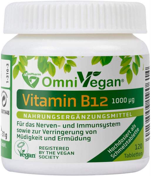 Omnivegan B12 1000 m63g Tabl.M.Beerengeschmack 12