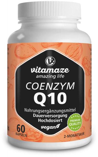 Coenzym Q10 200 mg Vegan Kapseln 60 Stück