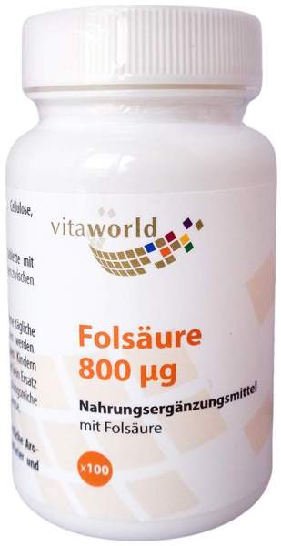 Folsäure 800 Tabletten 100 Stück