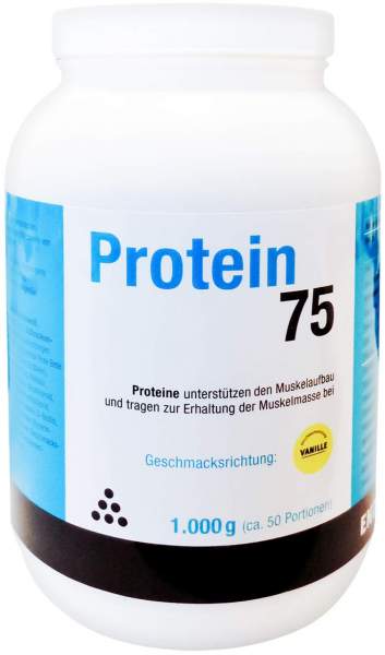 Protein 75 Vanille 1000 G Pulver