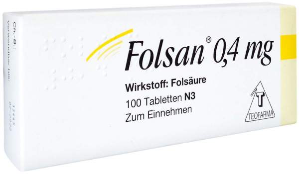 Folsan 0,4 mg 100 Tabletten