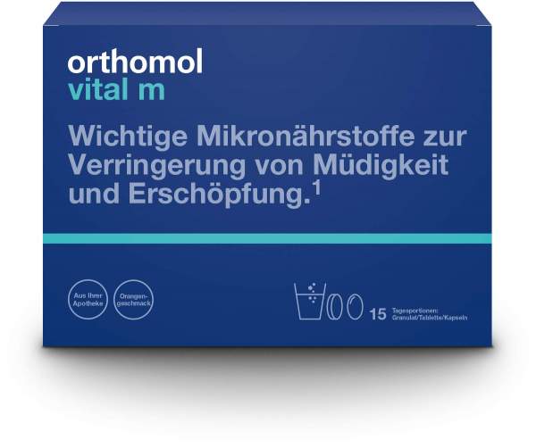 Orthomol Vital M 15 Granulat und Kapseln 1 Kombipackung