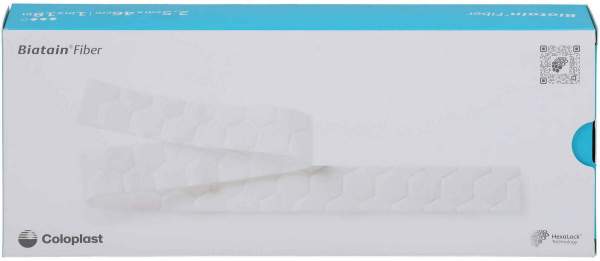 Biatain Fiber 2,5 X 46 cm Faserverband Tamponade 10 Stück