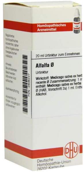 Dhu Alfalfa Urtinktur 20 ml Dilution