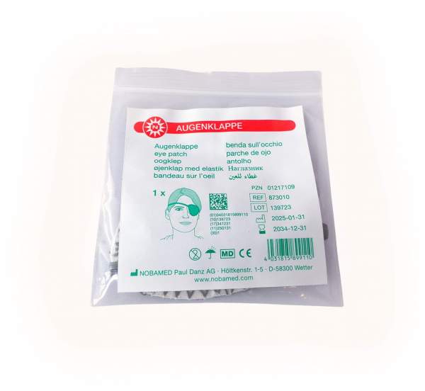 Augenklappe Schwarz 1 Stück