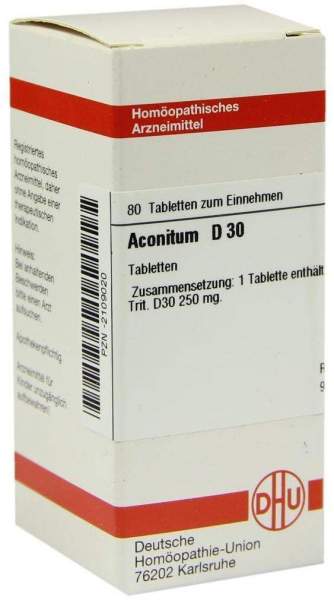 DHU Aconitum D30 80 Tabletten