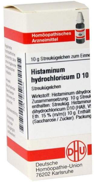 Histaminum Hydrochloricum D 10 Globuli