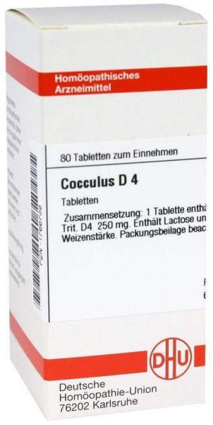 DHU Cocculus D4 80 Tabletten