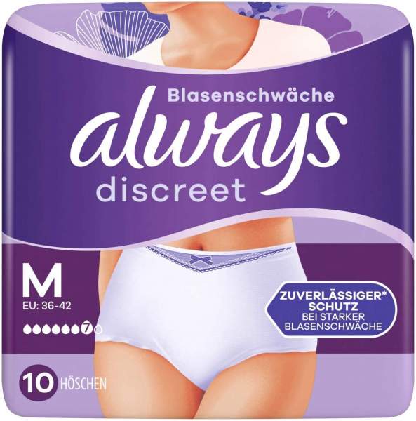Always Discreet Inkontinenz Pants Plus M 10 Binden
