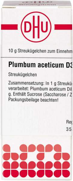 Dhu Plumbum Aceticum D30 Globuli 10 G