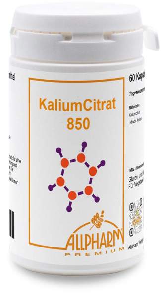 Kaliumcitrat 850 Allpharm 60 Kapseln